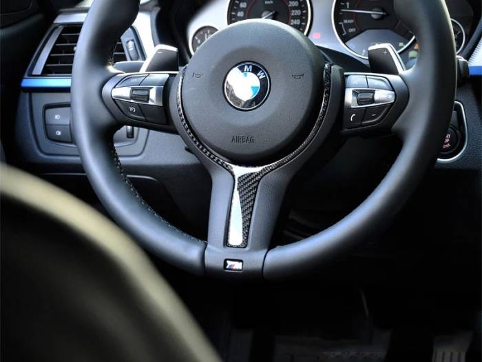 RW Carbon - BMW Carbon Fiber Steering Wheel Trim M-Sport bmwf32004