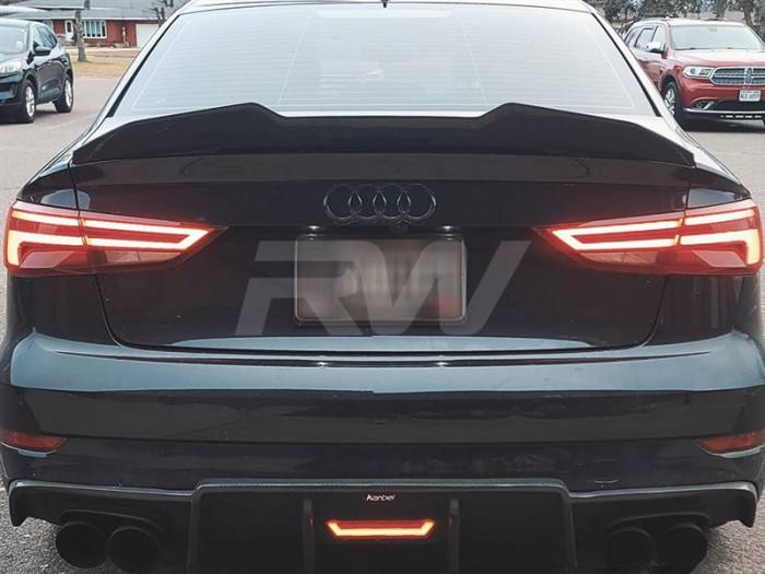 RW Carbon - Audi 8V A3/S3/RS3 Carbon Fiber GTX Trunk Spoiler audi8v010