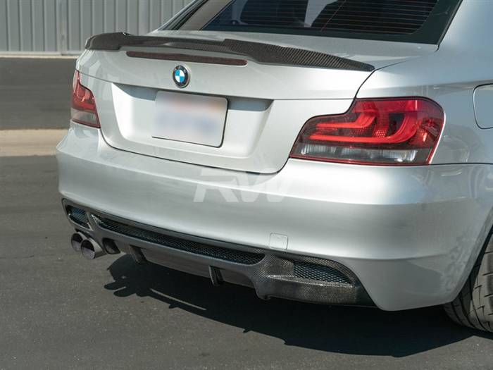 RW Carbon - BMW E82 Carbon Fiber M4 Style Trunk Spoiler bmwe82016