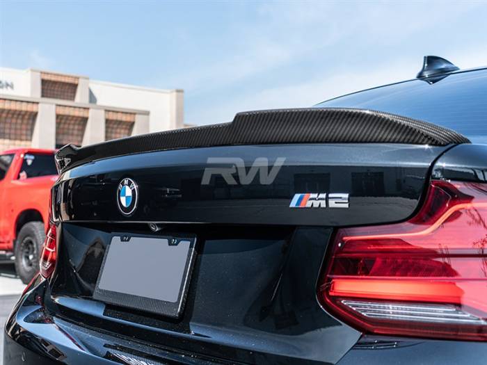 RW Carbon - BMW F22 F87 CS Style Carbon Fiber Trunk Spoiler bmwf22019