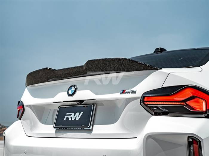 RW Carbon - BMW G87 M2 G42 Forged Carbon Perf Style Trunk Spoiler bmwg87040