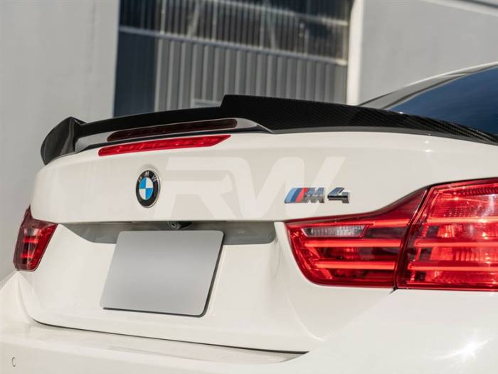 RW Carbon - BMW F33 F83 M4 Style Carbon Fiber Trunk Spoiler bmwf8x063
