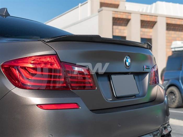 RW Carbon - BMW F10 CS Style Carbon Fiber Trunk Spoiler bmwf10065