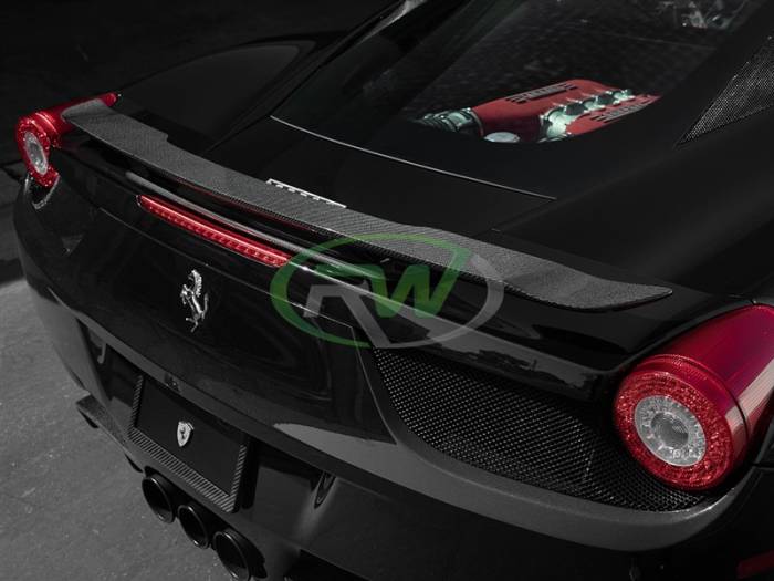 RW Carbon - Ferrari 458 Carbon Fiber Rear Wing Ferrari458-02