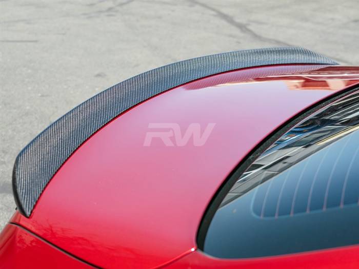RW Carbon - Mercedes W205 Sedan DTM Carbon Fiber Trunk Spoiler mercw20506