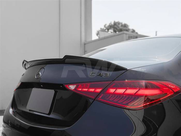 RW Carbon - Mercedes W206 XR Style Carbon Fiber Trunk Spoiler mercw20602