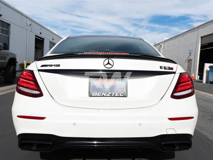 RW Carbon - Mercedes W213 XR Carbon Fiber Trunk Spoiler mercw213010