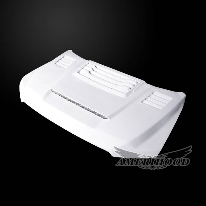 AmeriHood Fiberglass - Ford F-150 RIP AmeriHood Body Kit- Ram Air Hood F1515AHRIPFHW