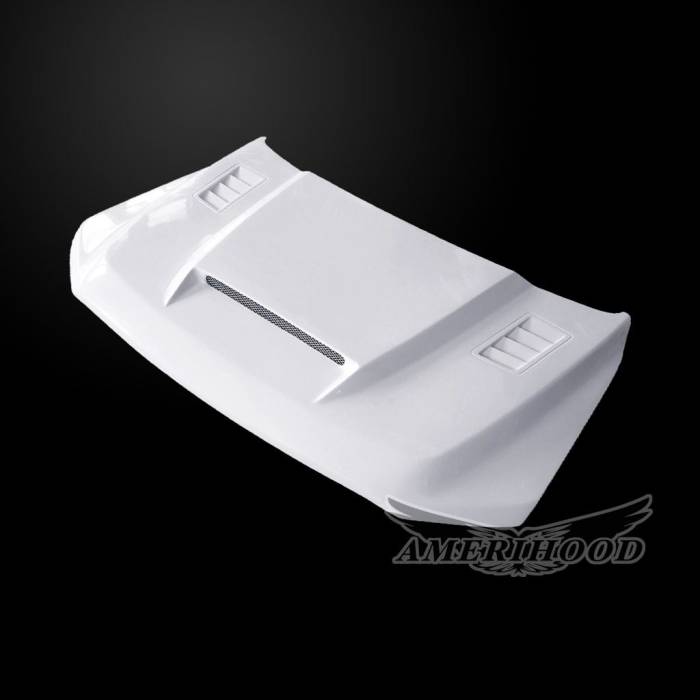 AmeriHood Fiberglass - Ford F150 SSK AmeriHood Heat Extracting Hood F1521AHSSKFHW
