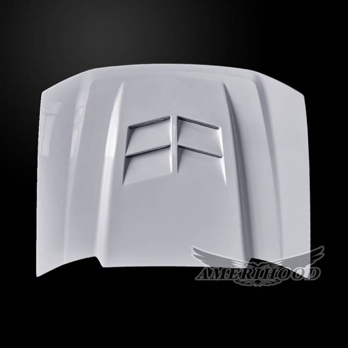 AmeriHood Fiberglass - Chevrolet Trailblazer CWL AmeriHood Heat Extracting Hood CTB02AHCWLFHW