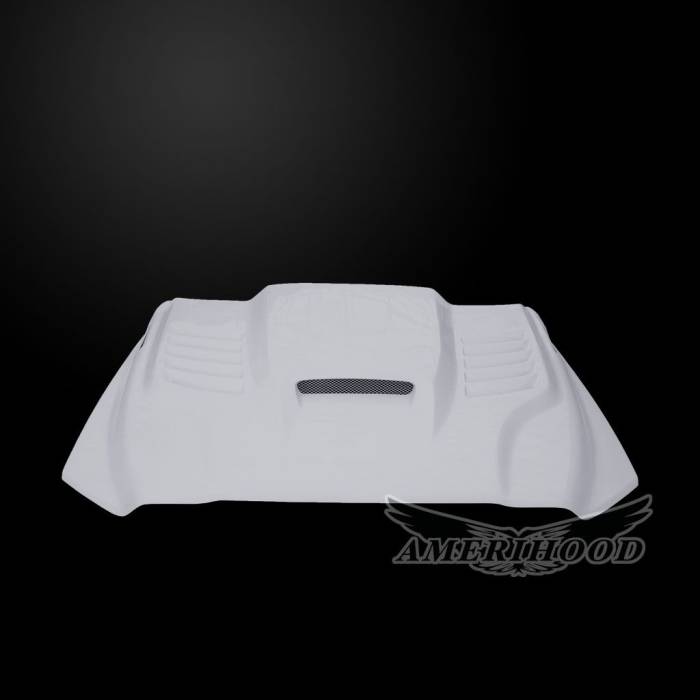 AmeriHood Fiberglass - Dodge Ram 3500 SSK AmeriHood Body Kit- Ram Air Hood DR3519AHSSKFHW