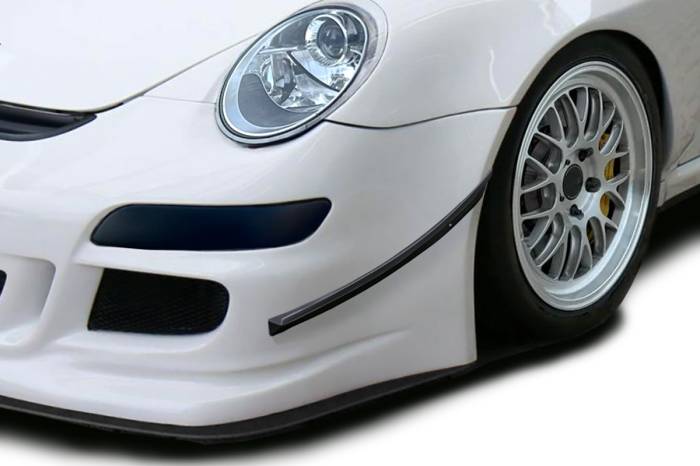 Duraflex - Porsche 997 GT3 Cup S Look Duraflex Front Bumper Side Lips 120375
