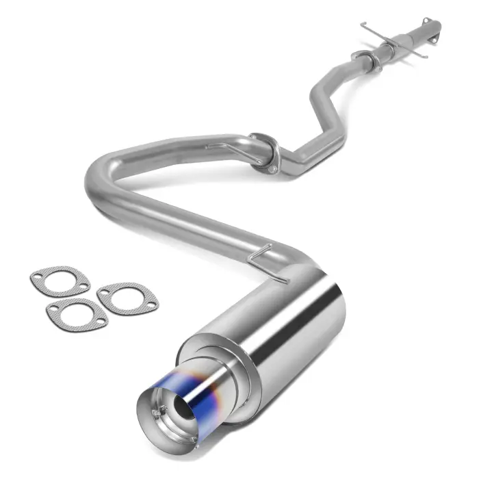 OptionRacing - Scion tC Option Racing Cat-Back Exhaust w/ Burnt Tip - 41-41129
