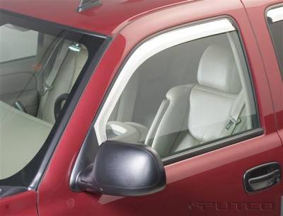 Putco - Chevrolet Silverado Putco Element Chrome Window Visors - 480010 - Image 1