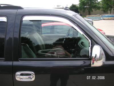 Chevrolet Tahoe Putco Element Chrome Window Visors - 480015