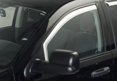 Dodge Ram Putco Element Chrome Window Visors - 480101