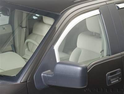 Putco - Ford F150 Putco Element Chrome Window Visors - 480111 - Image 2