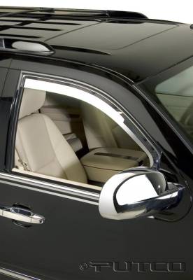 Cadillac Escalade Putco Element Chrome Window Visors - 480560