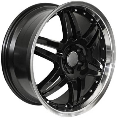 EuroT - 20 Inch Chrome or Black - 4 Wheel Set - Image 2