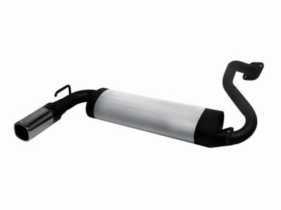 Mazda 323 Remus Rear Silencer with Exhaust Tip - Square - 456095 0501