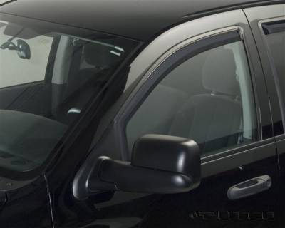 Dodge Ram Putco Element Tinted Window Visors - 580177