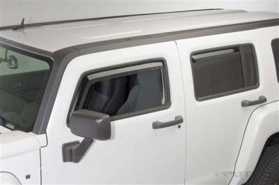Hummer H3 Putco Element Tinted Window Visors - 580505
