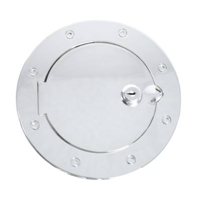 Rugged Ridge Gas Tank Filler Cover - Aluminum - Locking - 11425-06