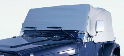 Omix - Rugged Ridge Water Resistant Cab Cover - Vinyl - Gray - 13310-09 - Image 1