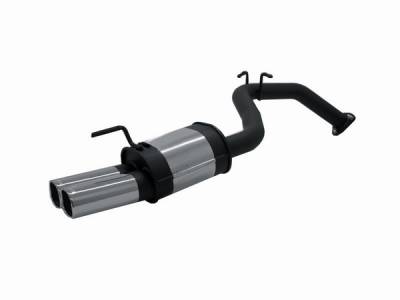 Jeep Grand Cherokee Remus Rear Silencer with Dual Exhaust Tips - Square - 115405 0502