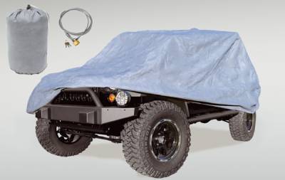 Rugged Ridge Three Layer Full Car Cover with Bag and Lock - 13321-81