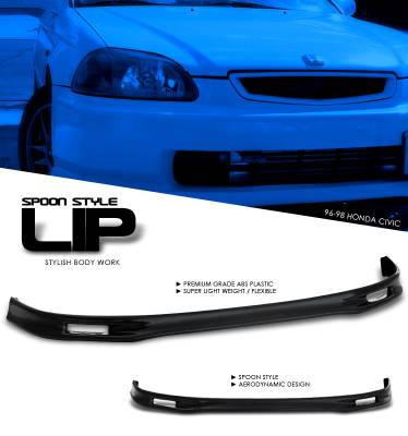 Honda Civic Option Racing Bumper Lip - Spoon Style - 38-20123