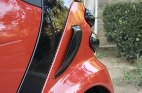 GT Styling - Smart Car Fortwo GT Styling Side Air Scoop for Drivers Side Quarter Fender - 4811 - Image 1