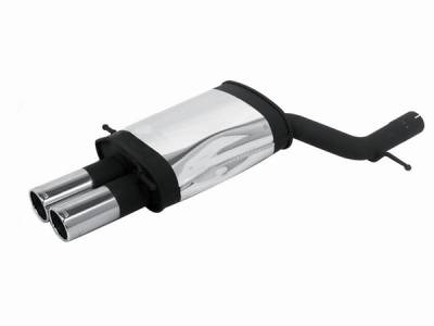 Audi S4 Remus Rear Silencer with Dual Exhaust Tips - Round - 047599 0506