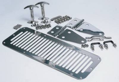 Jeep Wrangler Rampage Hood Set - 7465