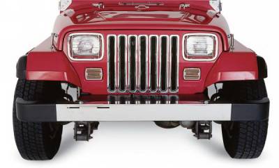 Jeep Wrangler Rampage Grille Inserts - Chrome - 7511