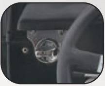 Jeep Wrangler Rampage Windshield Knob - Chrome - 7527