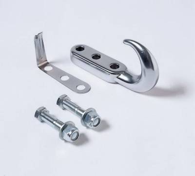 Jeep Wrangler Rampage Front Tow Hooks - Black - 7786