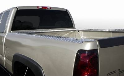Nissan Frontier ICI Treadbrite Bed Rail Caps without Holes - BR25TB