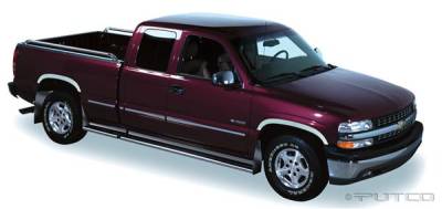 GMC Sierra Putco Stainless Steel Fender Trim - Half - 97104