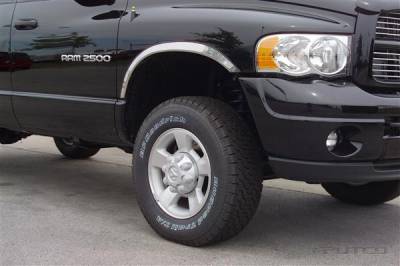 Putco - Dodge Ram Putco Stainless Steel Fender Trim - Half - 97302 - Image 2
