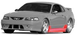 Ford Mustang Roush Performance Side Skirt for Side Exhaust - 69010