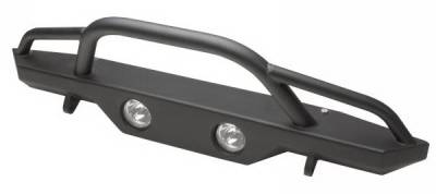 Jeep Wrangler Rampage Recovery Bumper - Front with Stinger - 76510