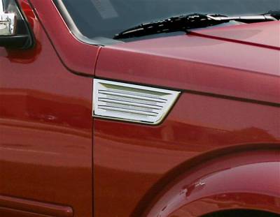 Putco - Dodge Nitro Putco Chrome Side Vents - 401662 - Image 3