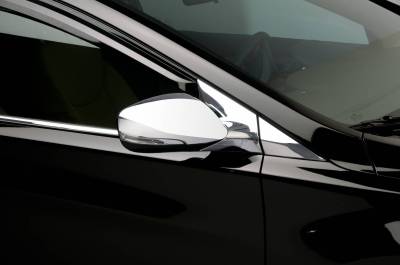 Hyundai Elantra Putco Mirror Overlays with LED opening - 401772