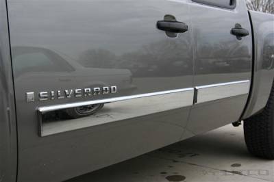 Putco - Chevrolet Silverado Putco Body Side Molding - ABS Plastic - 403693 - Image 1