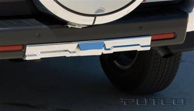 Toyota FJ Cruiser Putco Chrome Rear Apron Cover without Hitch - 404220