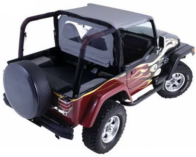 Jeep Wrangler Rampage Full Roll Bar Padding Kit - Denim Black - 769015
