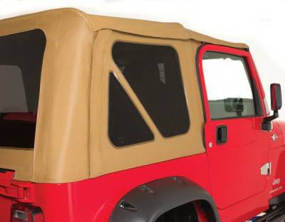 Jeep Wrangler Rampage Mesh Windows - 3PC - Spice - 899717