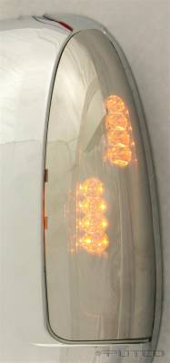 Ford F250 Superduty Putco LED Mirror Replacements - Ion Chrome - 930306