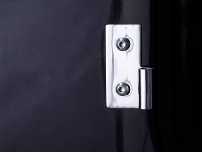 Rugged Ridge Door Hinge Kit - For Use with Full Doors - 4 Piece - Stainless Steel - Front - 11113-01